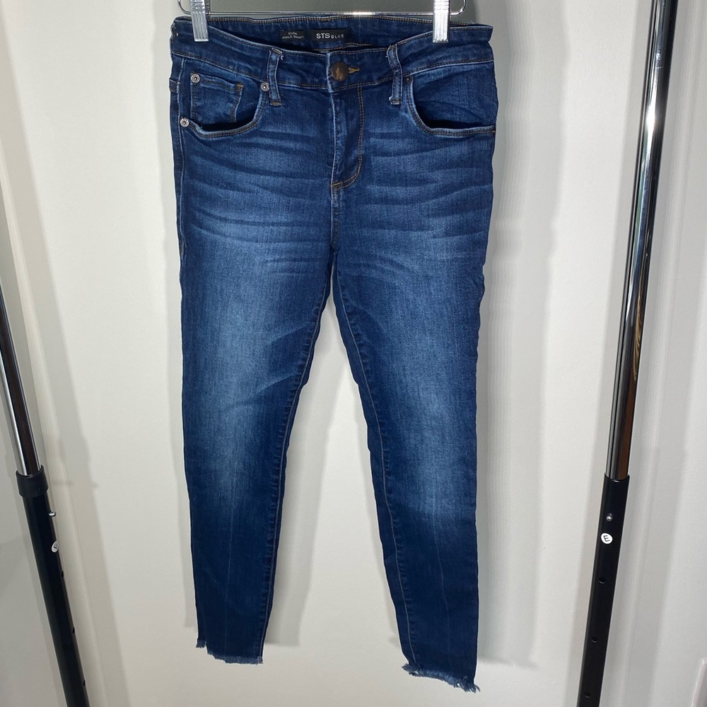 STS Blue Emma Ankle jeans, Size: 27, Dark wash